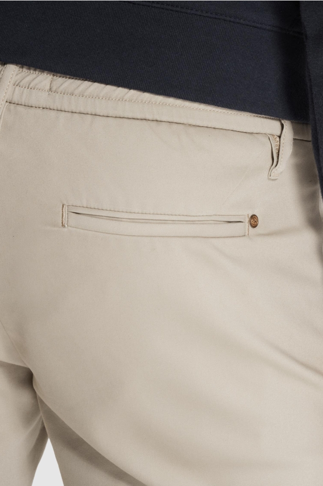 Cast Iron beige heren broek | Kleurstaal