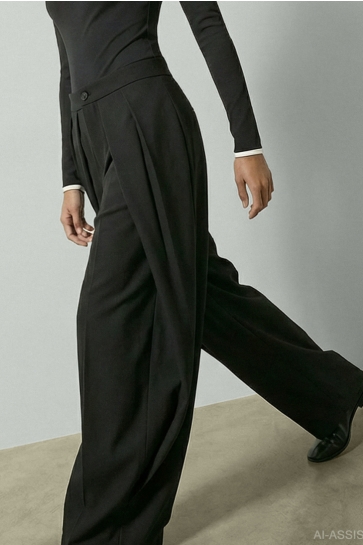 Hypedrop Broek HDELLA MW TAILORED PANT 32000710 Iron Gate