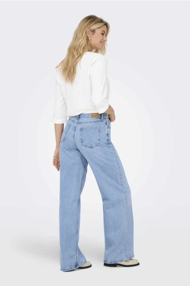 Jacqueline de Yong blauwe dames jeans | Model