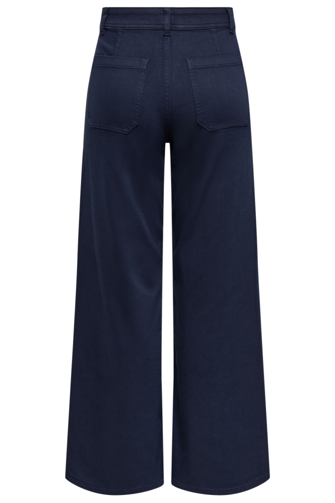 Jacqueline de Yong blauwe dames broek | Achteraanzicht