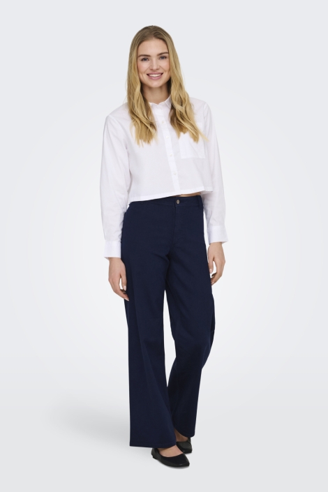 Jacqueline de Yong blauwe dames broek | Model