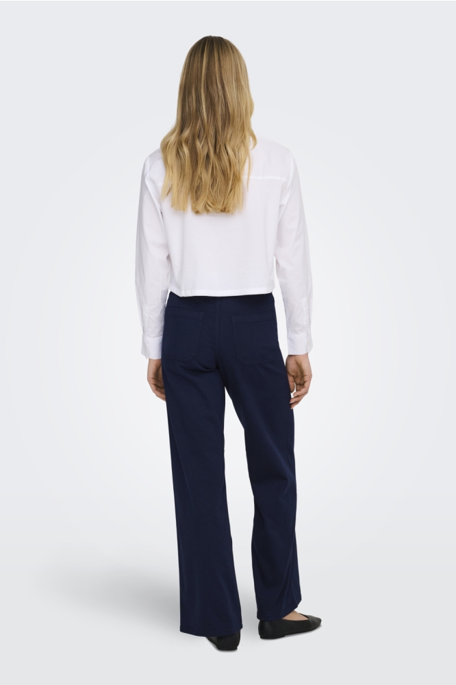 Jacqueline de Yong blauwe dames broek | Model