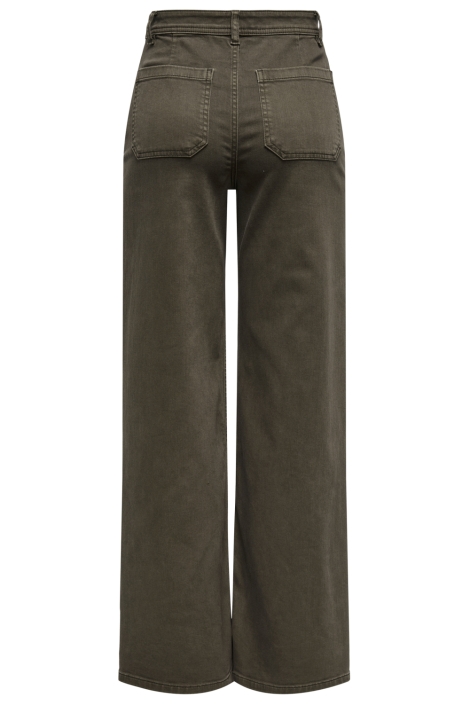 Jacqueline de Yong bruine dames broek | Achteraanzicht