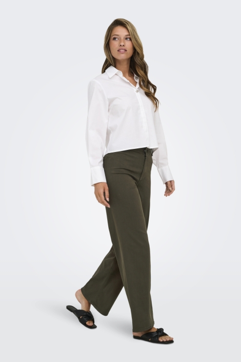 Jacqueline de Yong bruine dames broek | Model