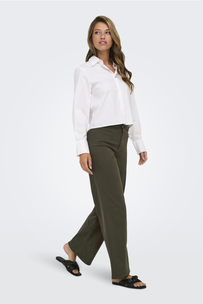 Jacqueline de Yong bruine dames broek | Model