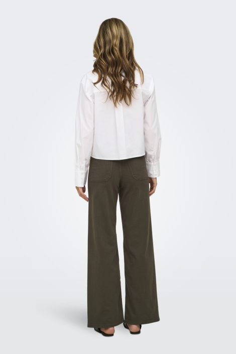 Jacqueline de Yong bruine dames broek | Model
