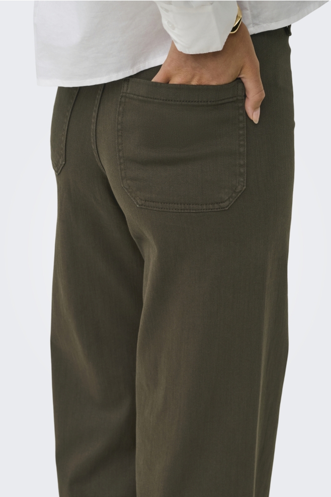 Jacqueline de Yong bruine dames broek | Kleurstaal