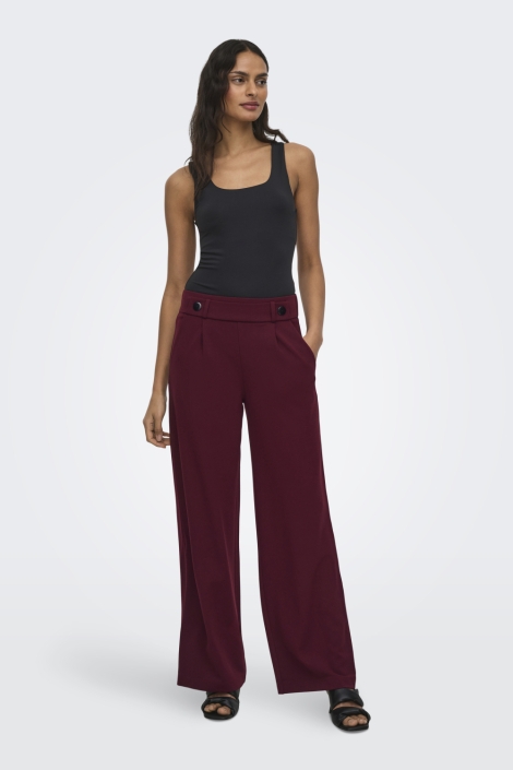 Jacqueline de Yong bordeaux dames broek | Model