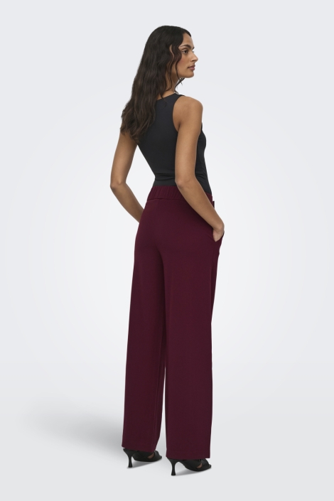 Jacqueline de Yong bordeaux dames broek | Model