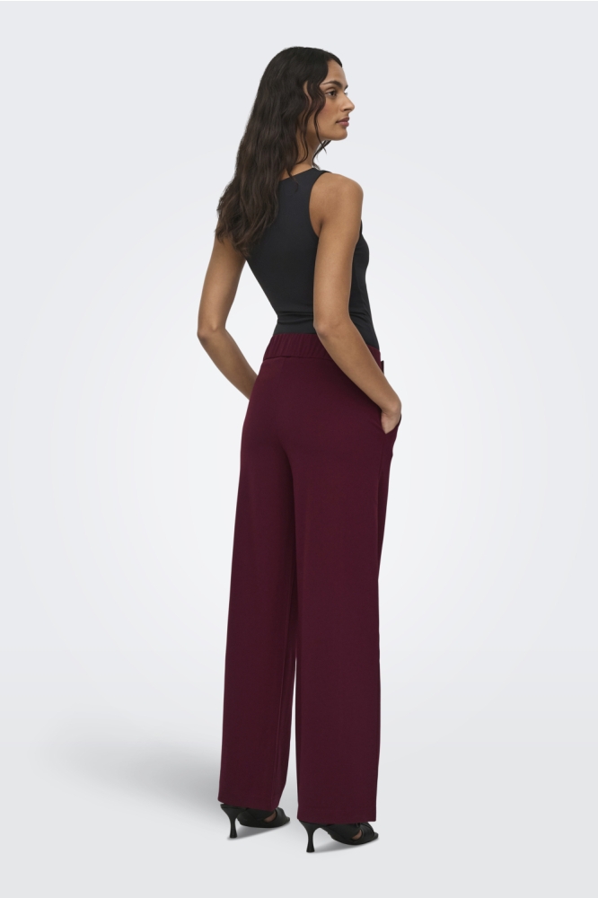 Jacqueline de Yong bordeaux dames broek | Model