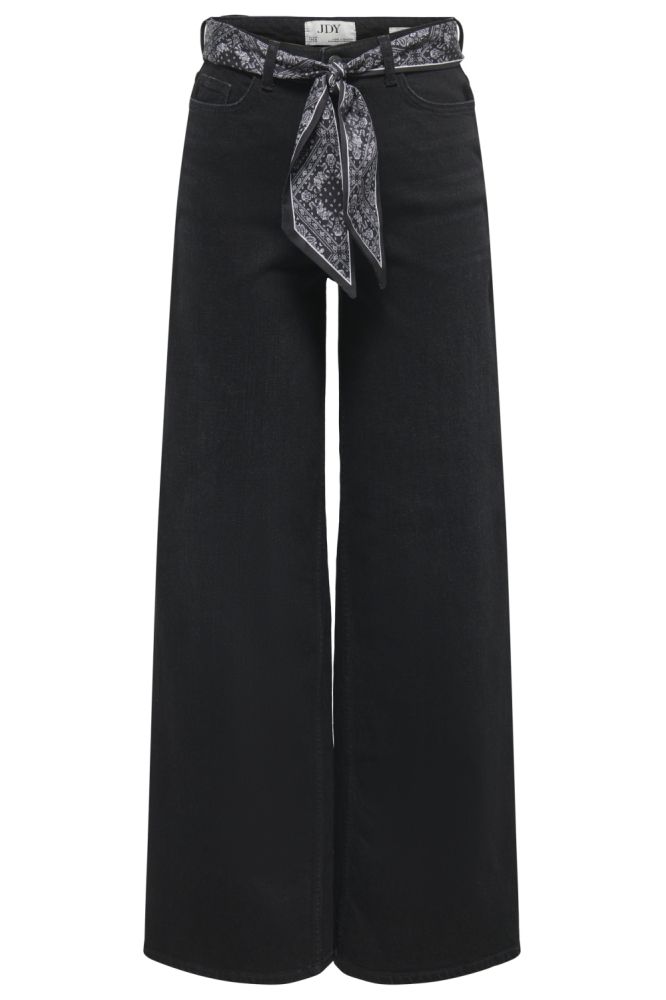 Jacqueline de Yong zwarte dames jeans | Vooraanzicht