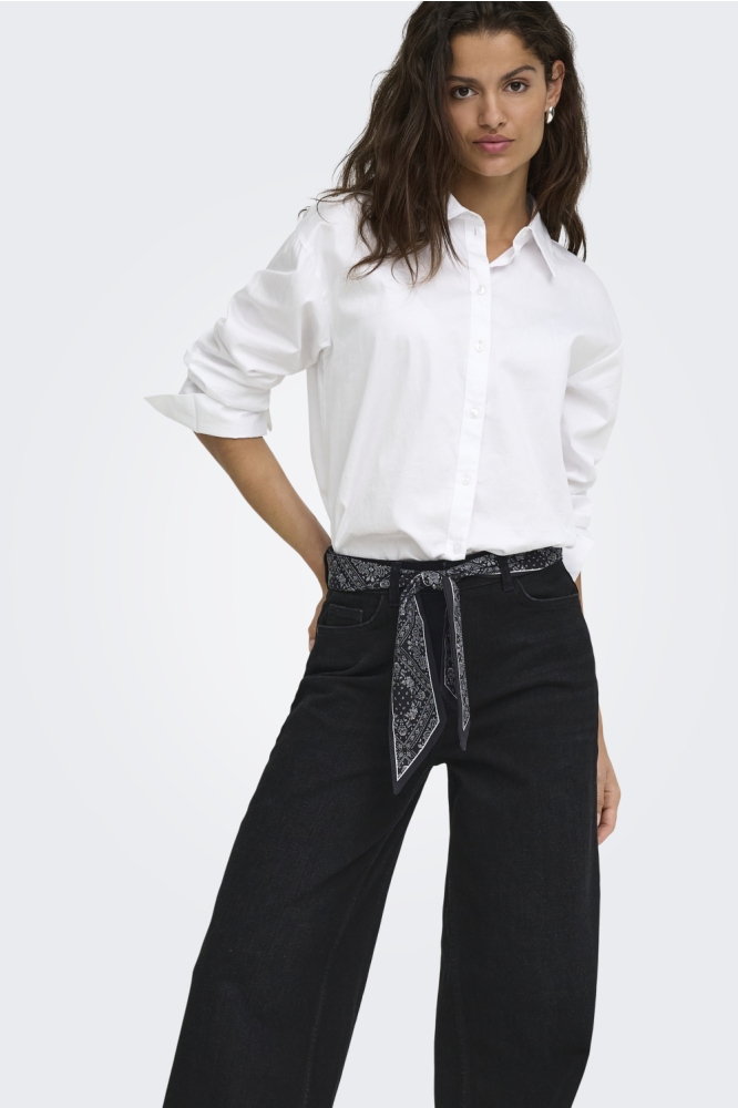 Jacqueline de Yong zwarte dames jeans | Close up