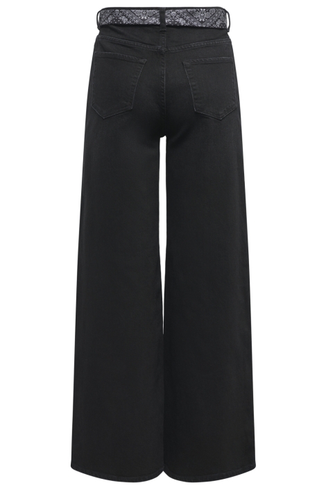 Jacqueline de Yong zwarte dames jeans | Achteraanzicht