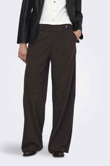 Jacqueline de Yong Broek JDYGEGGO CORD PANT JRS NOOS 15357186 Coffee Bean