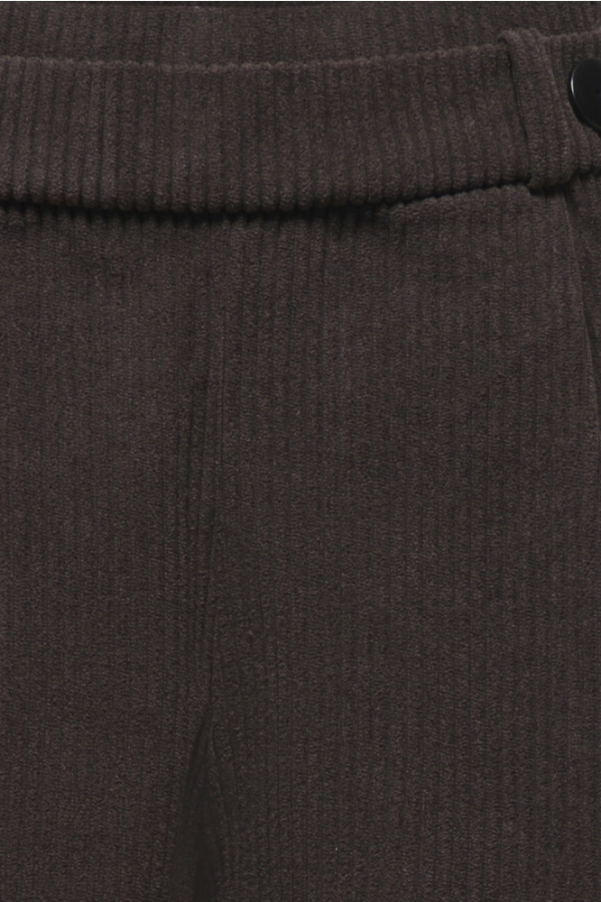 Jacqueline de Yong bruine dames broek | Close up