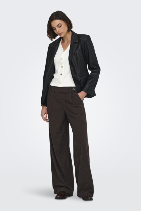Jacqueline de Yong bruine dames broek | Model