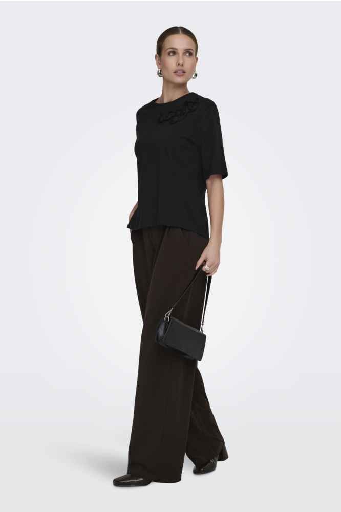 Jacqueline de Yong bruine dames broek | Model