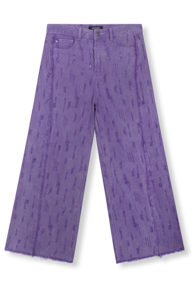 Refined Department paarse dames jeans | Vooraanzicht