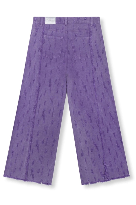 Refined Department paarse dames jeans | Achteraanzicht