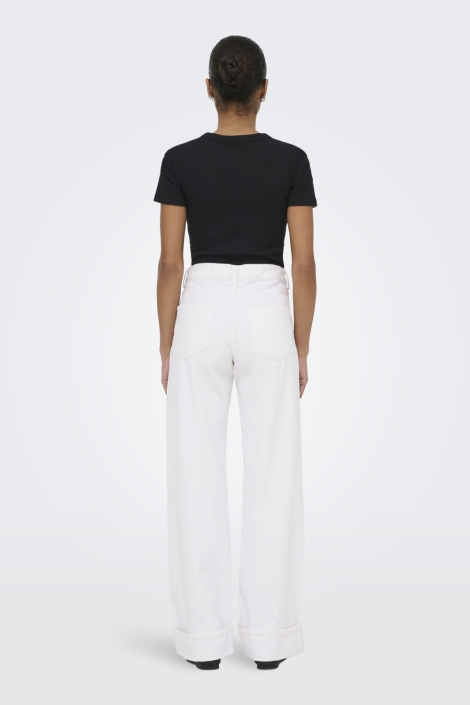Only witte dames jeans | Model achteraanzicht