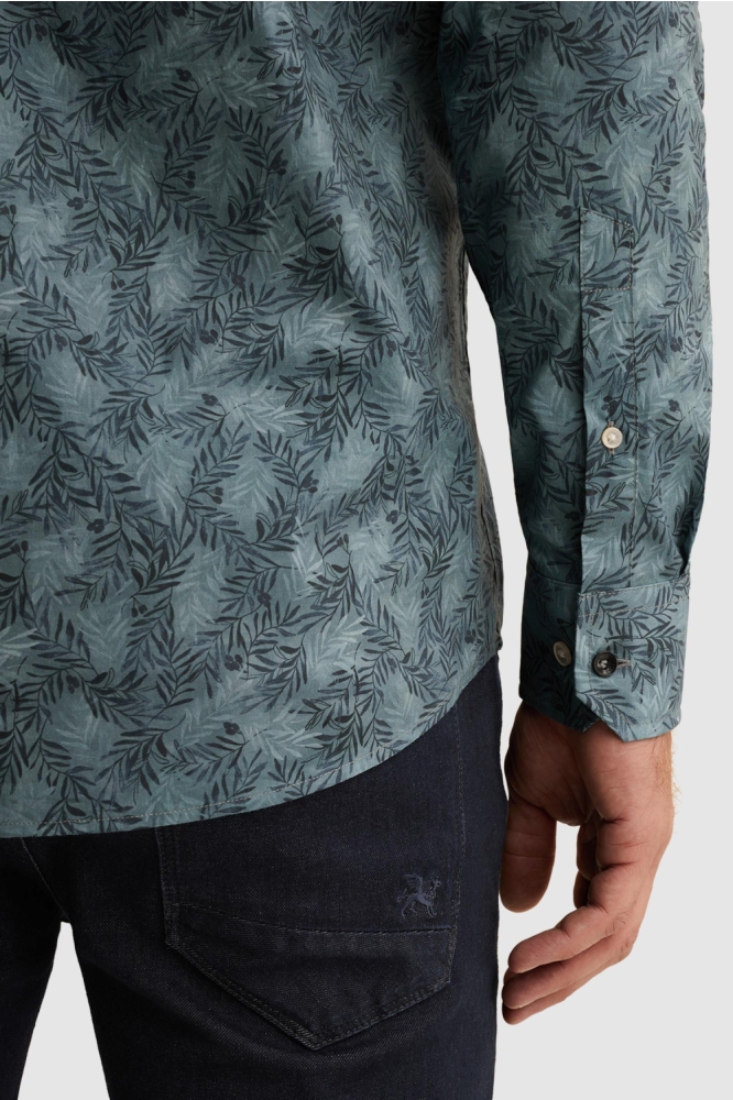 Vanguard blauwe heren overhemd | Close up