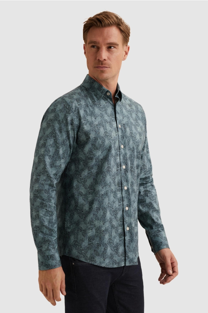 Vanguard blauwe heren overhemd | Model zijaanzicht