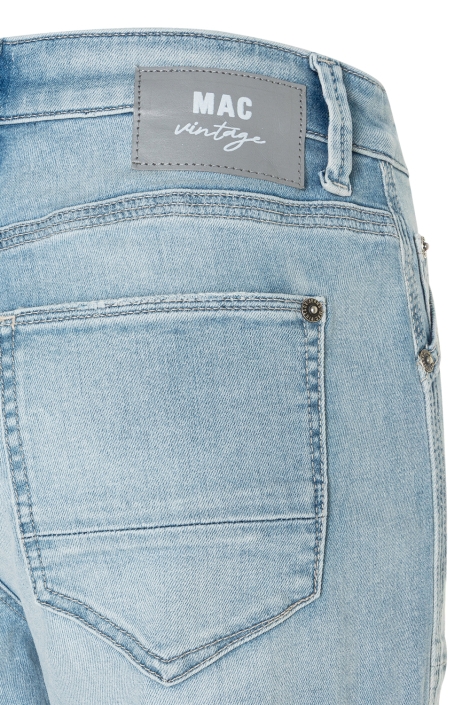 Mac blauwe dames jeans | Close up