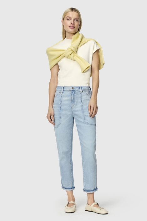 Mac blauwe dames jeans | Model