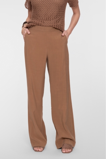 Geisha Broek PANTALON MET STRAIGHT LEG 61202 20 Tabacco