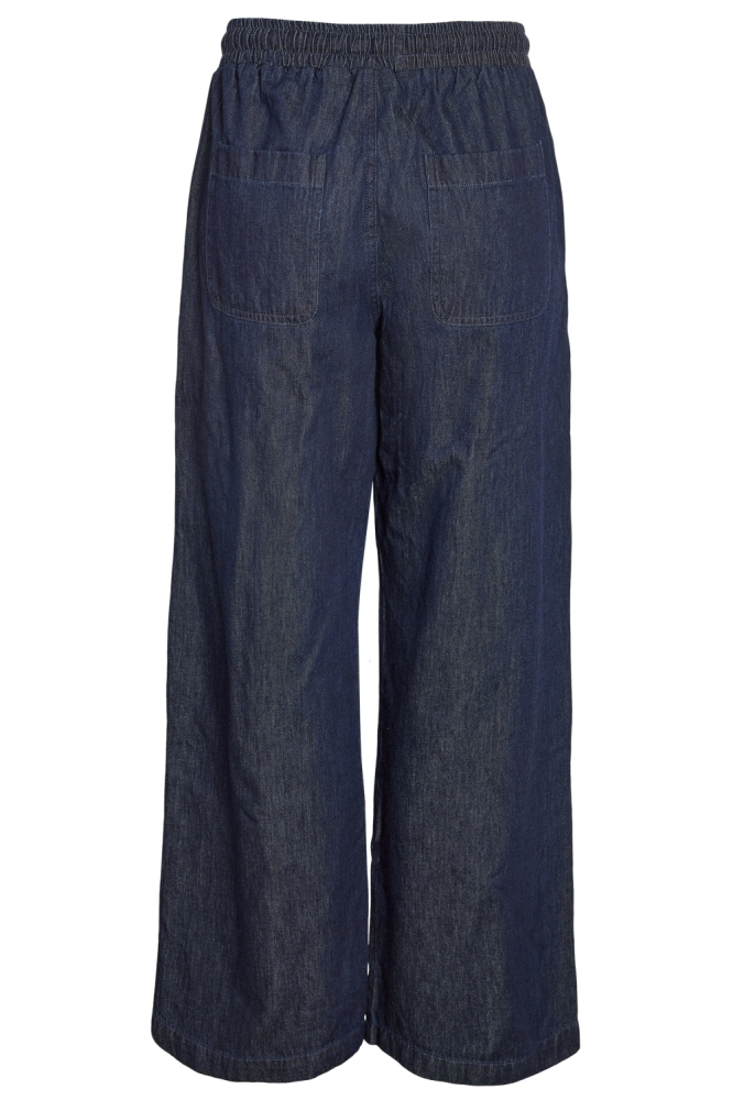 Noisy may blauwe dames broek | Achteraanzicht