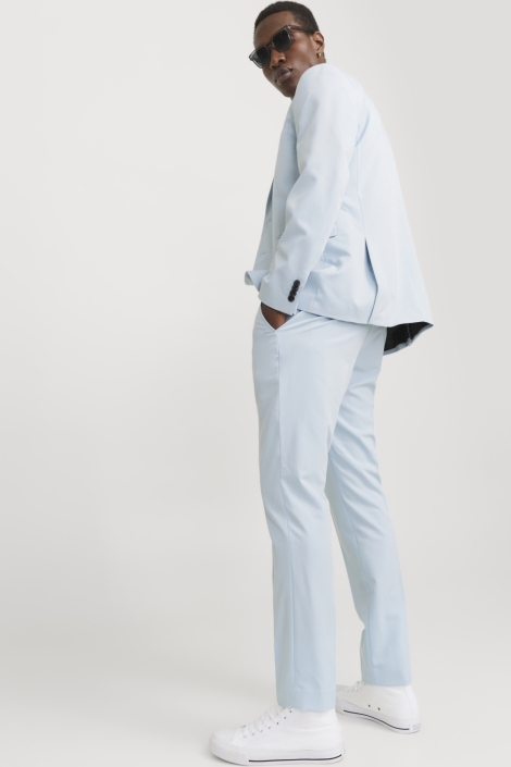 Jack & Jones blauwe heren broek | Model achteraanzicht