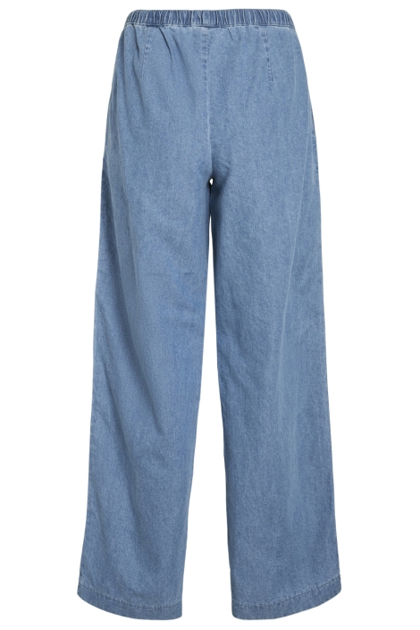 Vila blauwe dames broek | Achteraanzicht