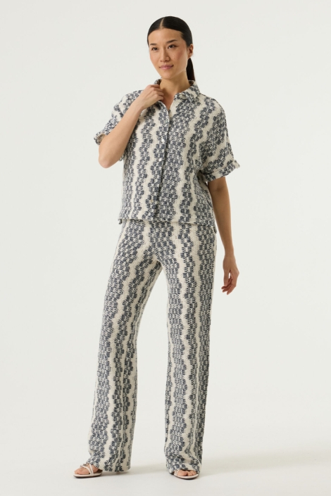 Garcia ecru dames broek | Model