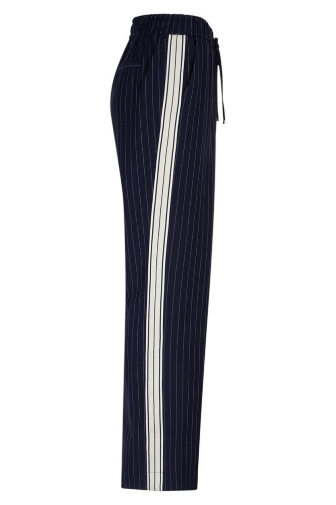 Red Button blauwe dames broek | Zijaanzicht