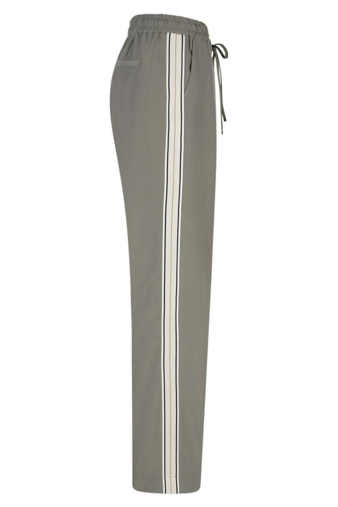 Red Button groene dames broek | Zijaanzicht