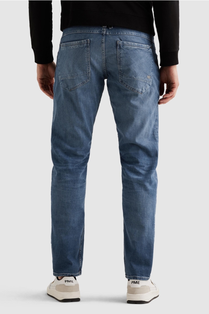 PME legend blauwe heren jeans | Model achteraanzicht