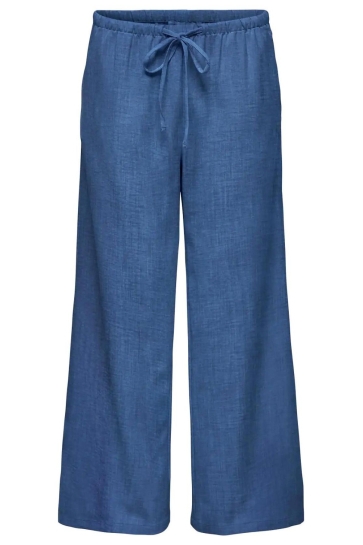 Jacqueline de Yong Broek JDYNINA MW PANT WVN NOOS 15343235 Dark Denim/MELANGE