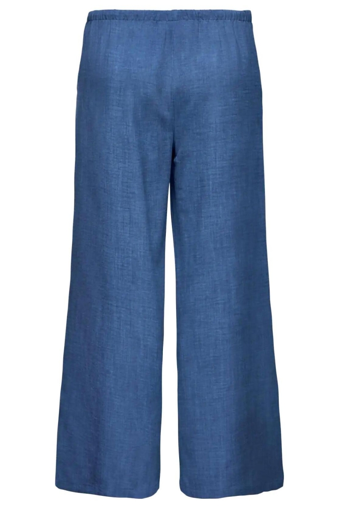 Jacqueline de Yong blauwe dames broek | Achteraanzicht