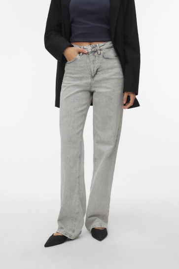 Vero Moda VMTESSA HR WIDE JEANS RA207 GA NOOS 10345320 Light Grey Denim