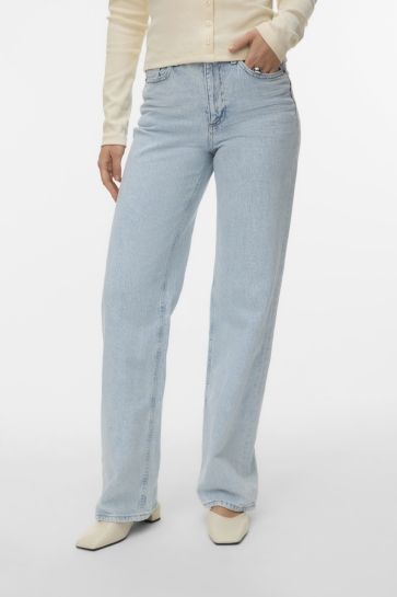Vero Moda Jeans VMTESSA HR WIDE JEANS RA3052 GA NOO 10345321 Light Blue Denim