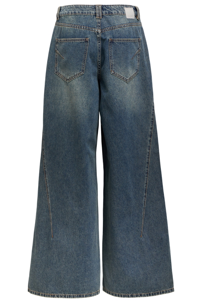 Object blauwe dames jeans | Achteraanzicht