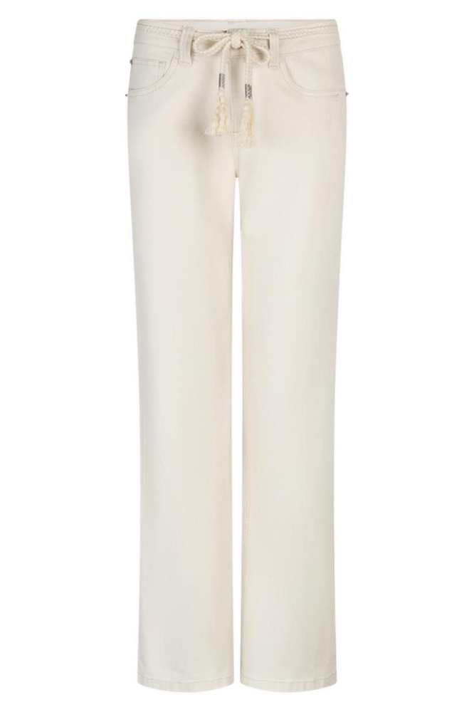 Red Button ecru dames jeans | Vooraanzicht