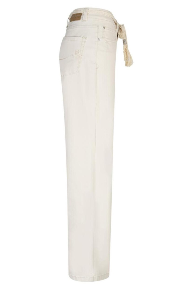Red Button ecru dames jeans | Zijaanzicht
