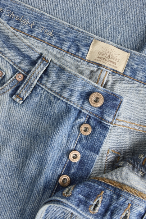 Jack & Jones blauwe heren jeans | Kleurstaal