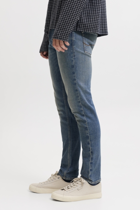 Jack & Jones blauwe heren jeans | Model zijaanzicht
