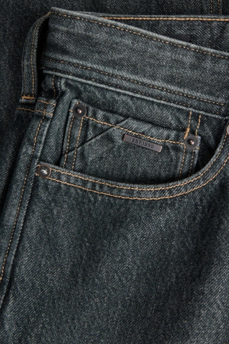Jack & Jones zwarte heren jeans | Close up