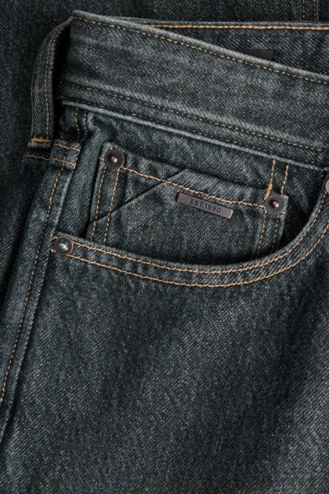 Jack & Jones zwarte heren jeans | Close up