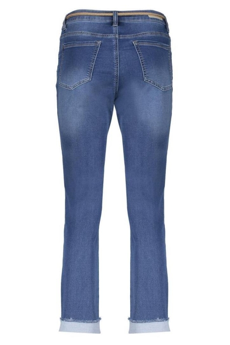 Geisha blauwe dames jeans | Achteraanzicht