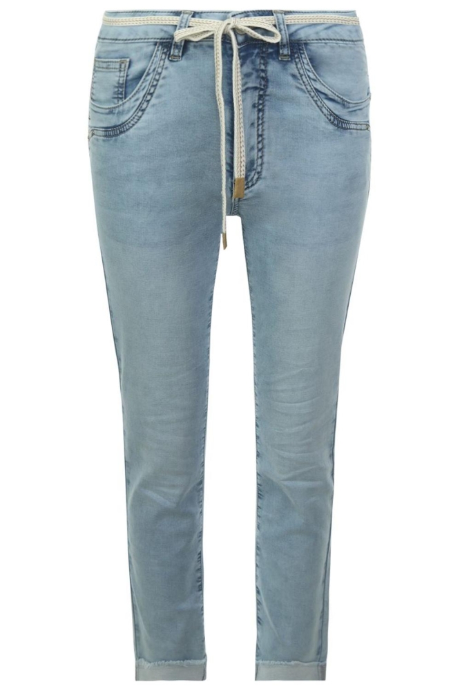 Geisha blauwe dames jeans | Vooraanzicht