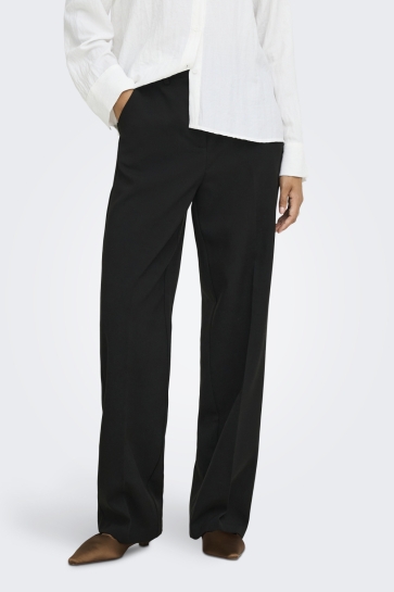 Jacqueline de Yong jdyviv hw wide pant pnt noos Zwart